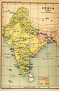 Map of India, 1765, implicitly showed the Aksai Chin region in India