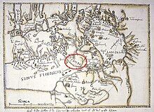 Map from 1616