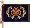 The regimental colour of The Royal Montreal Regiment.