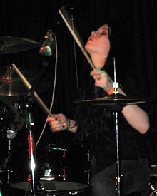 Themis Drummer and band leader "The Countess"