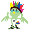 Blazie, the mascot of the 82nd season.