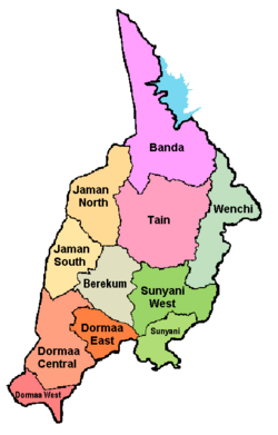 Districts of Bono Region