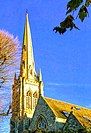 The belfry and spire which were added to St Stephen's in 1891.