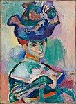 Woman with a Hat; by Henri Matisse; 1905; oil on canvas; 80.7 x 59.7 cm; San Francisco Museum of Modern Art (San Francisco, US)[254]